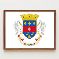 Saint Barthélemy Coat of Arms Poster: Cultural Heritage PosterGoat