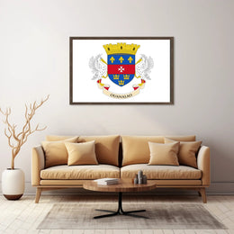 Saint Barthélemy Coat of Arms Poster: Cultural Heritage PosterGoat
