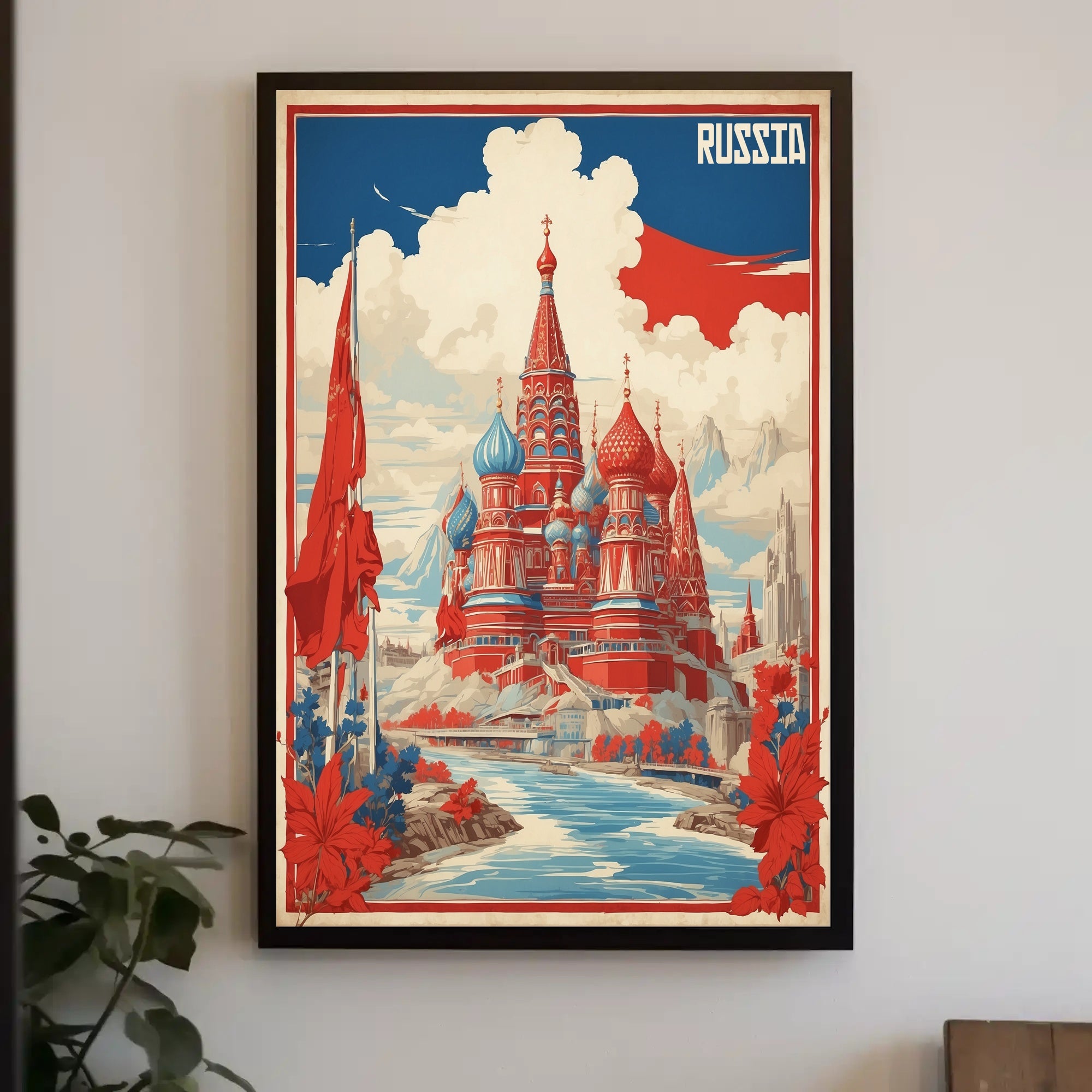 Saint Basil's Cathedral Art Print Cultural or Heritage Poster PosterGoat