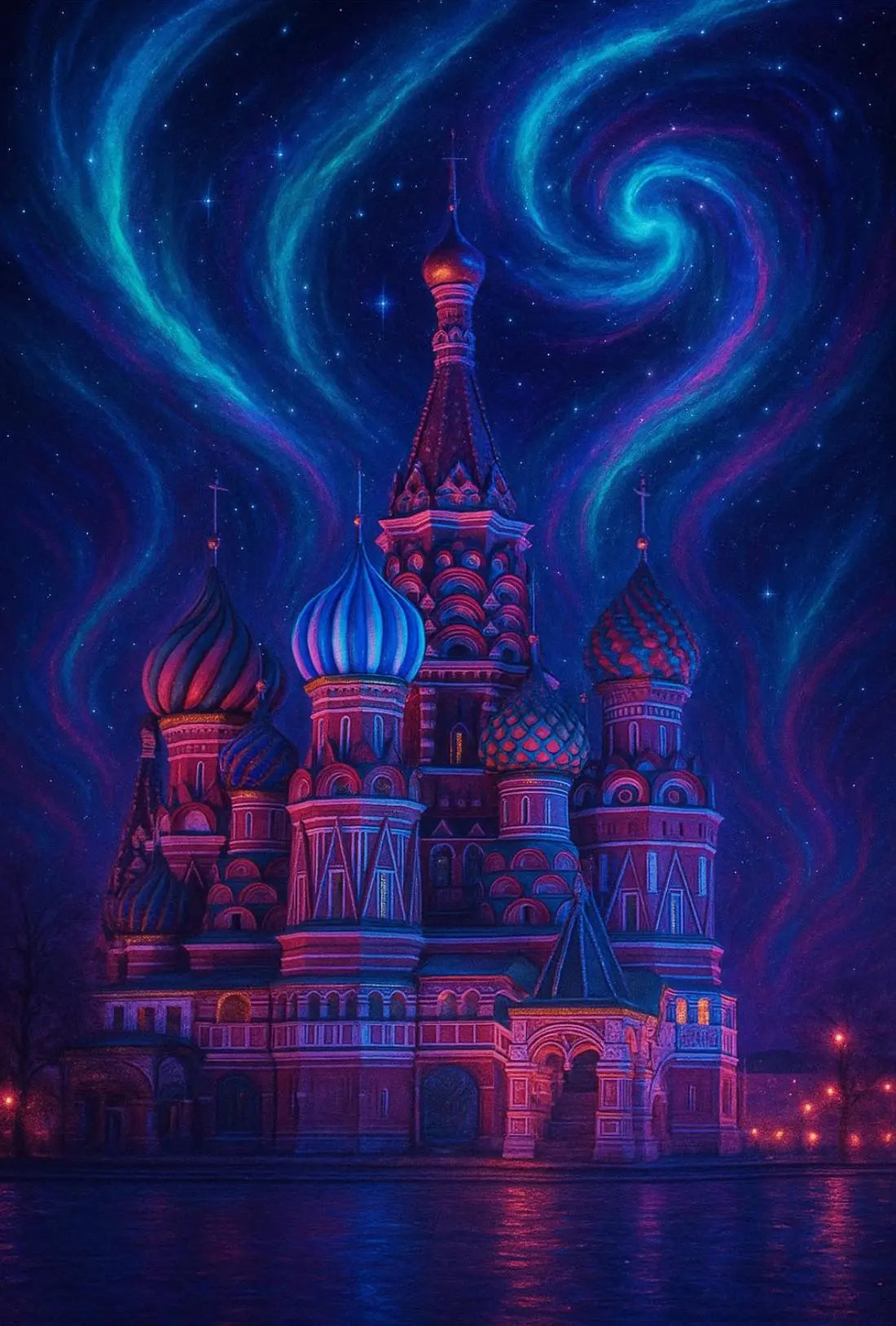 Saint Basil's Cathedral Dreamlike Heritage Poster PosterGoat