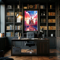 Saint Basil's Cathedral Fantasy Poster PosterGoat