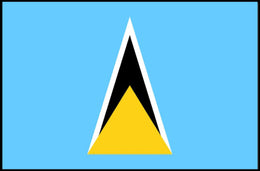 Saint Lucia Flag Country Pride Poster PosterGoat