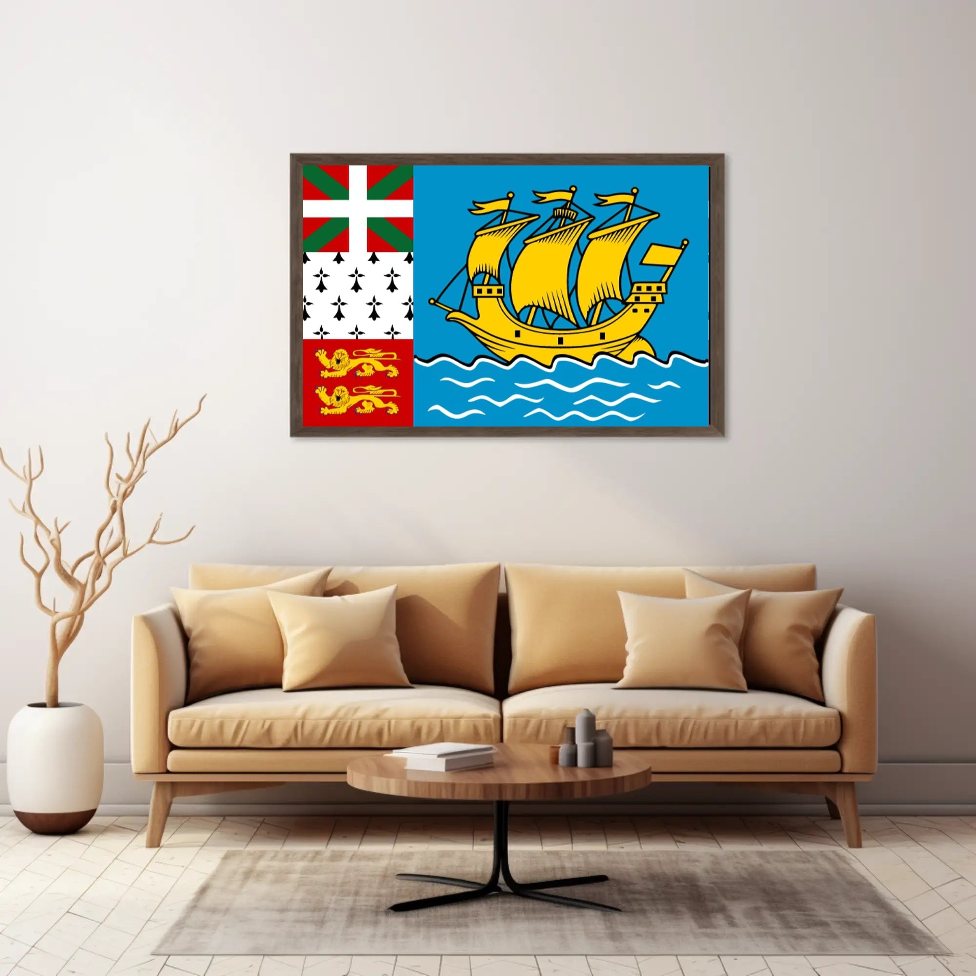 Saint Pierre and Miquelon Heritage Cultural or Heritage Poster PosterGoat