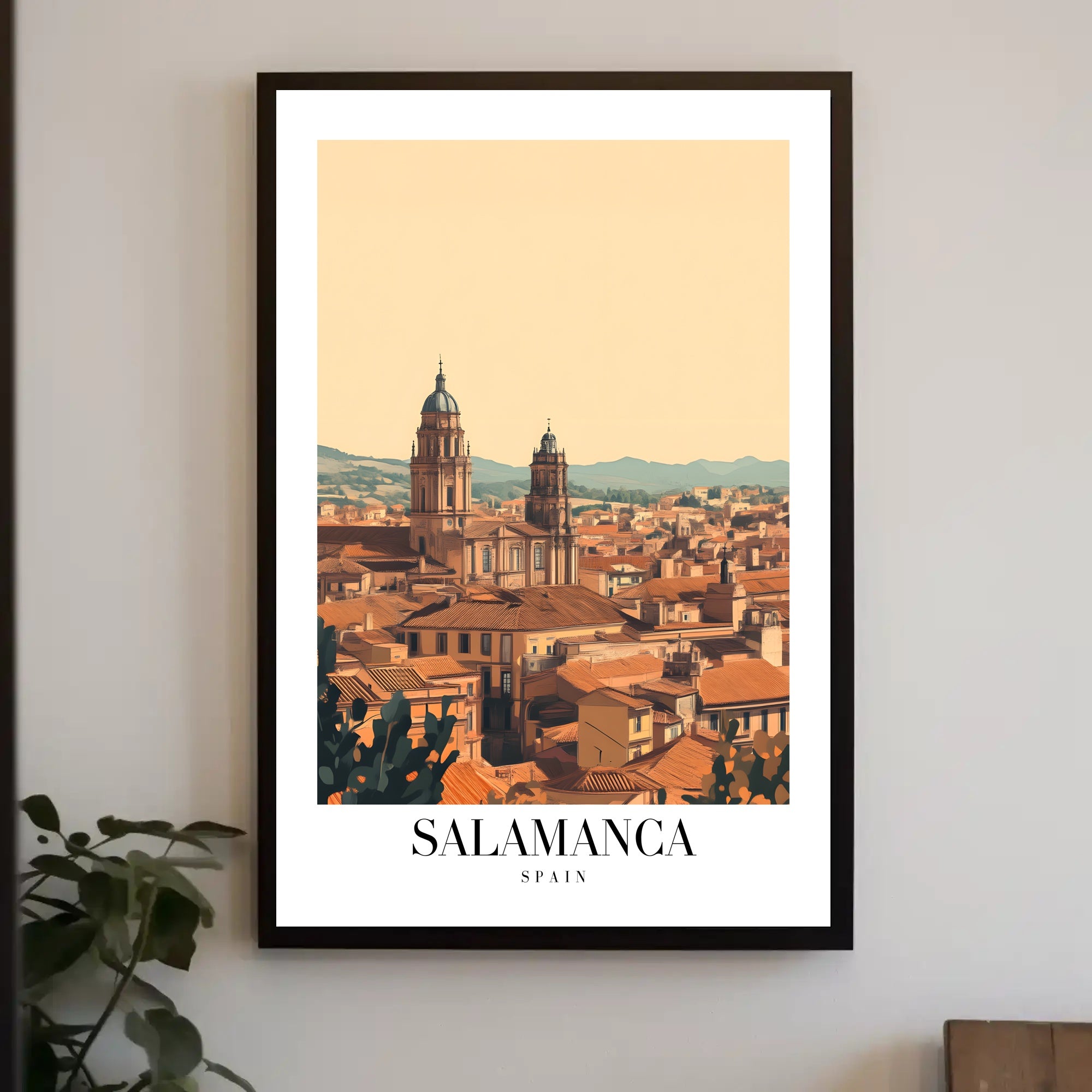 Salamanca Cityscape Artistry in Urban or Cityscape Poster PosterGoat