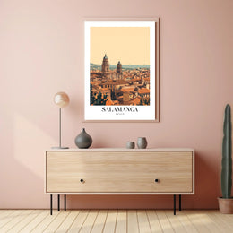 Salamanca Cityscape Artistry in Urban or Cityscape Poster PosterGoat