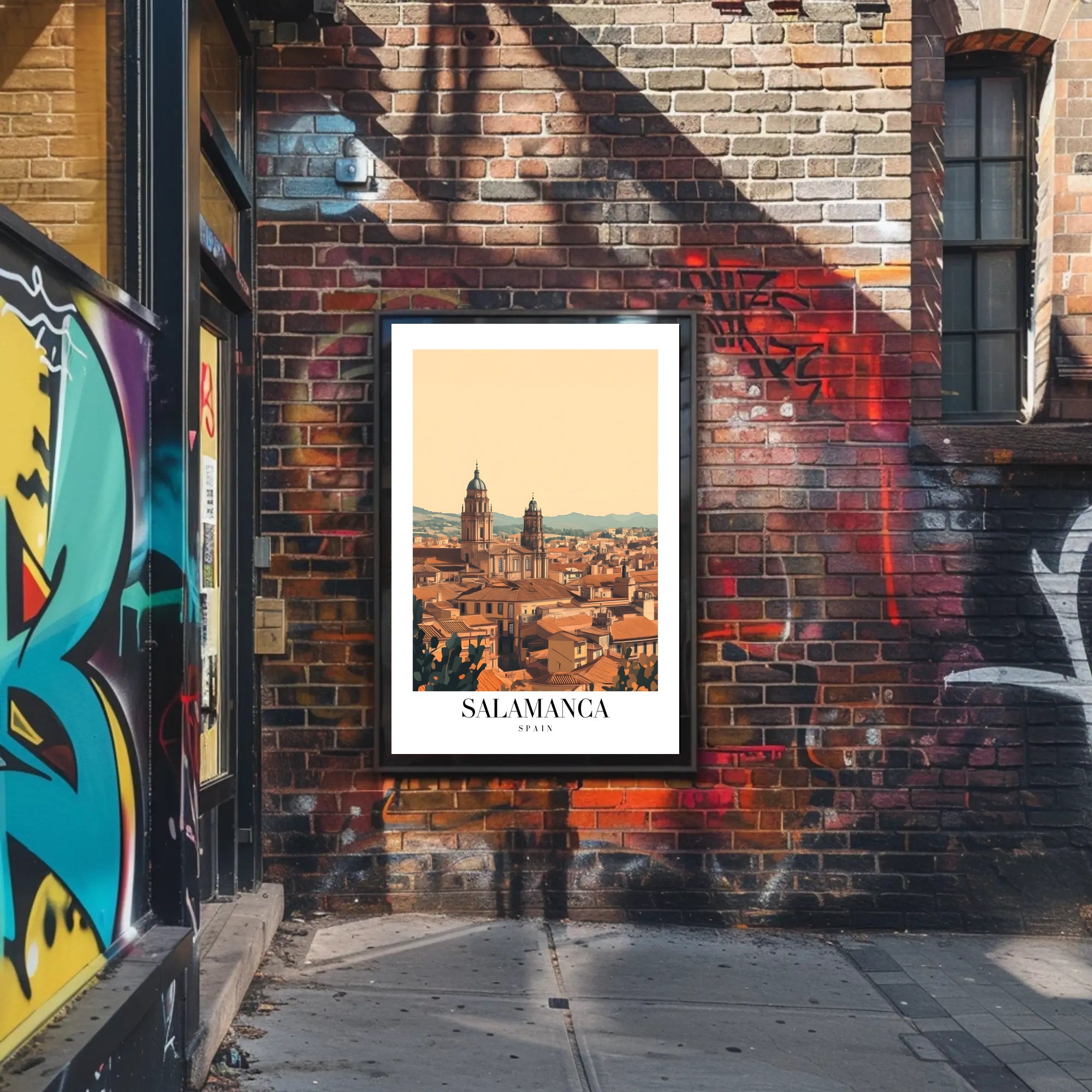 Salamanca Cityscape Artistry in Urban or Cityscape Poster PosterGoat