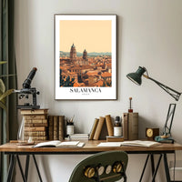 Salamanca Cityscape Artistry in Urban or Cityscape Poster PosterGoat