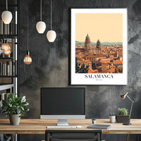 Salamanca Cityscape Artistry in Urban or Cityscape Poster PosterGoat