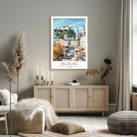 Salzburg Scenic View Travel Poster PosterGoat