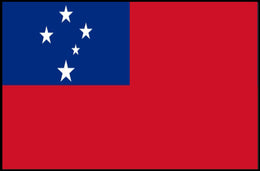 Samoan National Pride: Modern Country Flag Poster PosterGoat