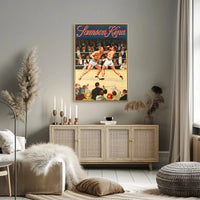 Samson Kina Boxing Match Vintage Sports Poster PosterGoat