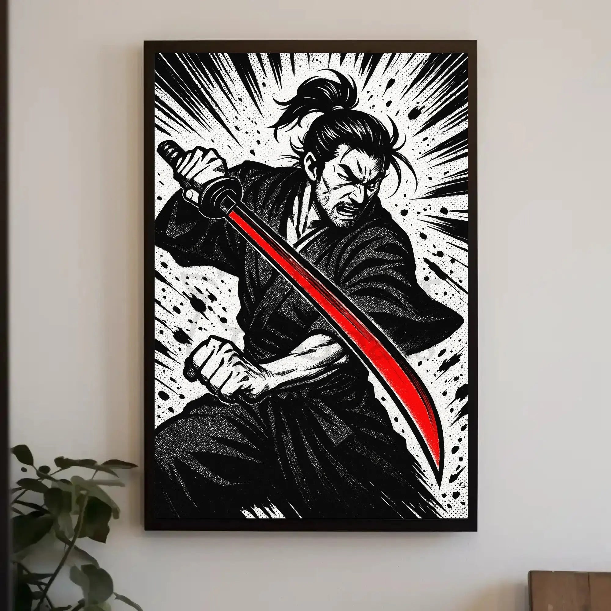 Samurai Katana Warrior Cultural or Heritage Poster PosterGoat