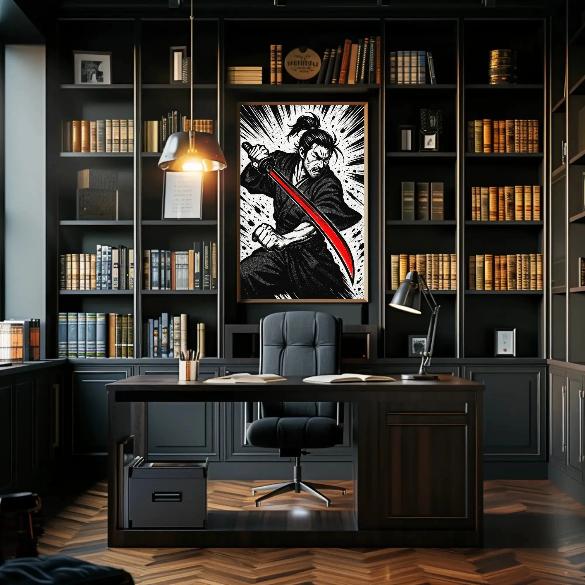 Samurai Katana Warrior Cultural or Heritage Poster PosterGoat