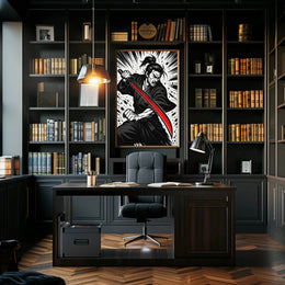 Samurai Katana Warrior Cultural or Heritage Poster PosterGoat