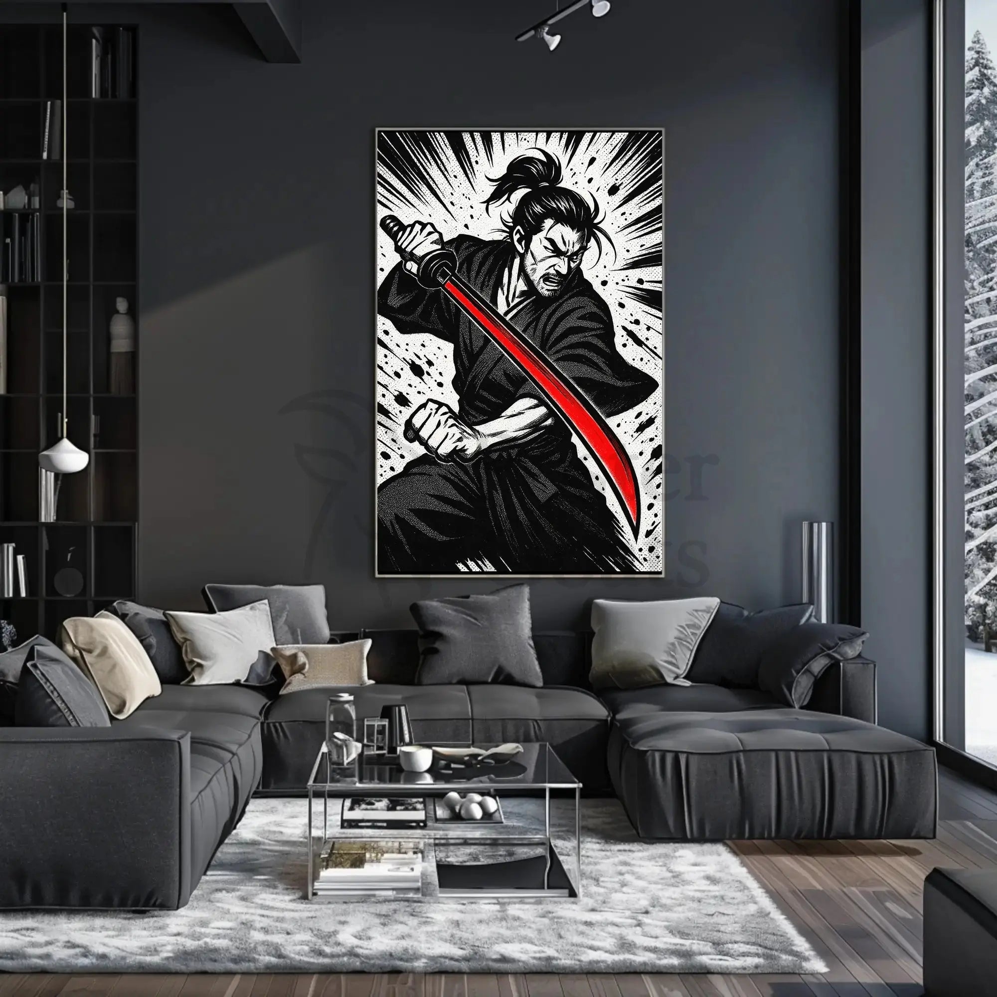 Samurai Katana Warrior Cultural or Heritage Poster PosterGoat