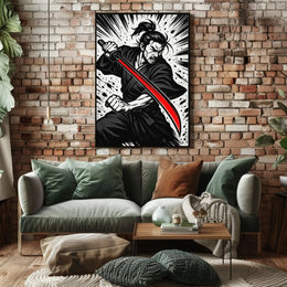 Samurai Katana Warrior Cultural or Heritage Poster PosterGoat