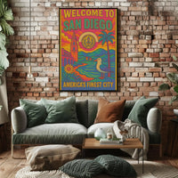 San Diego Coastal Charm Travel Poster PosterGoat