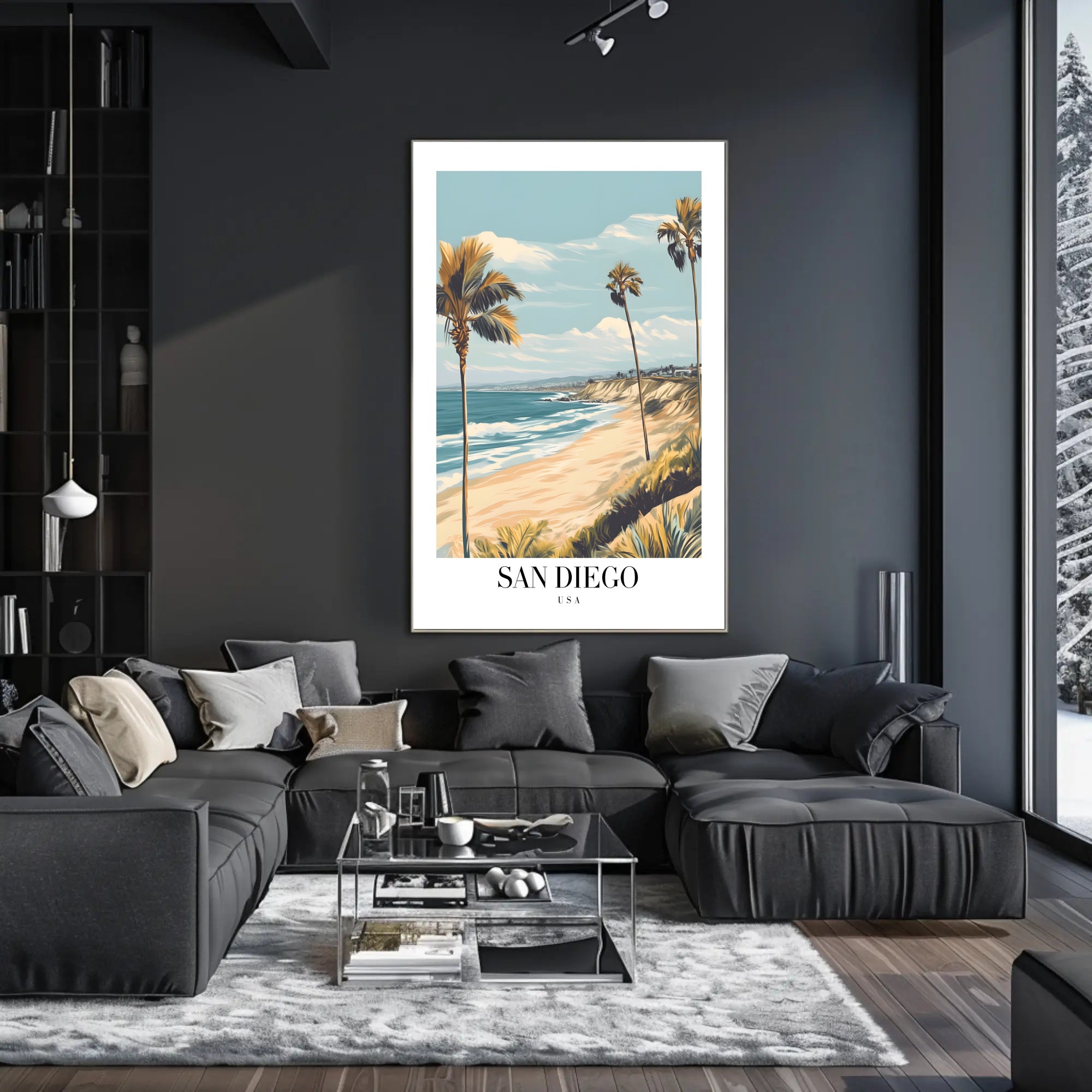 San Diego Vintage Travel Poster PosterGoat