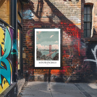 San Francisco Golden Gate Urban or Cityscape Poster PosterGoat
