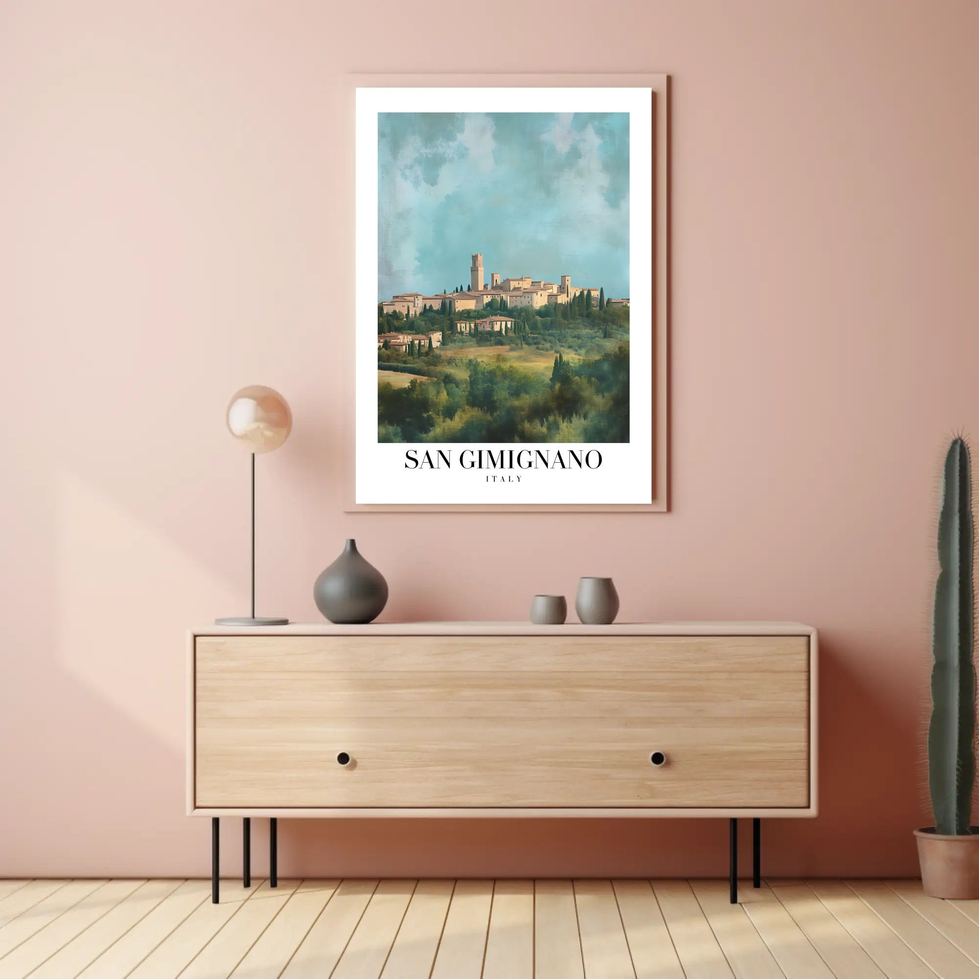 San Gimignano Classic Travel Poster PosterGoat