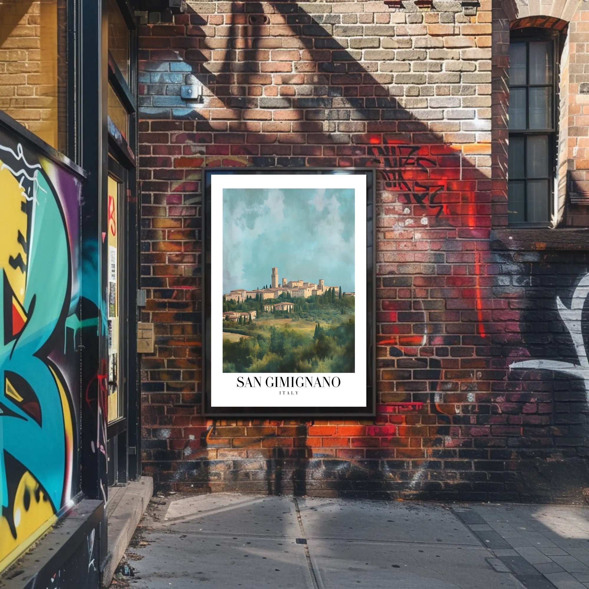 San Gimignano Classic Travel Poster PosterGoat