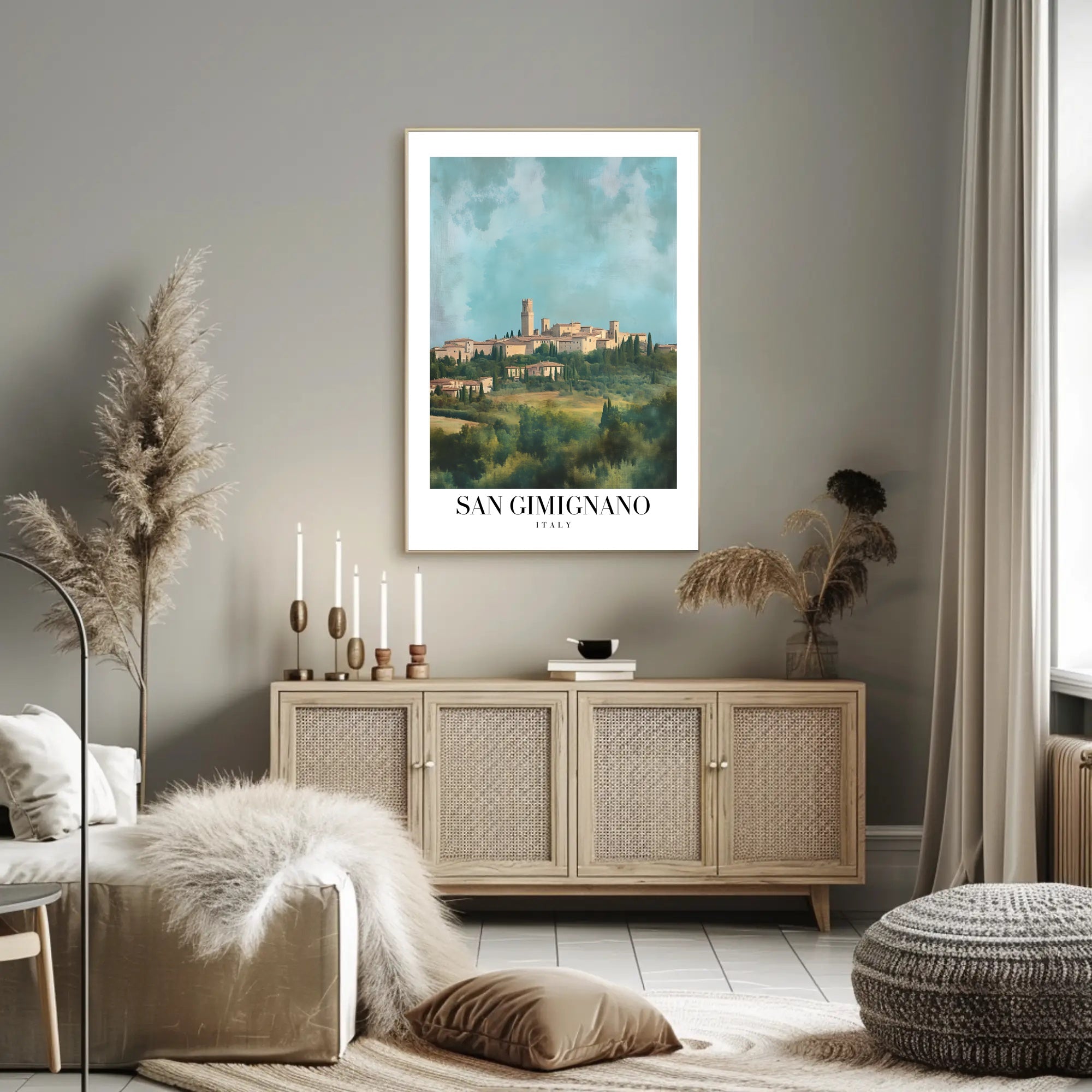 San Gimignano Classic Travel Poster PosterGoat