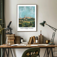 San Gimignano Classic Travel Poster PosterGoat
