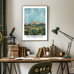 San Gimignano Classic Travel Poster PosterGoat