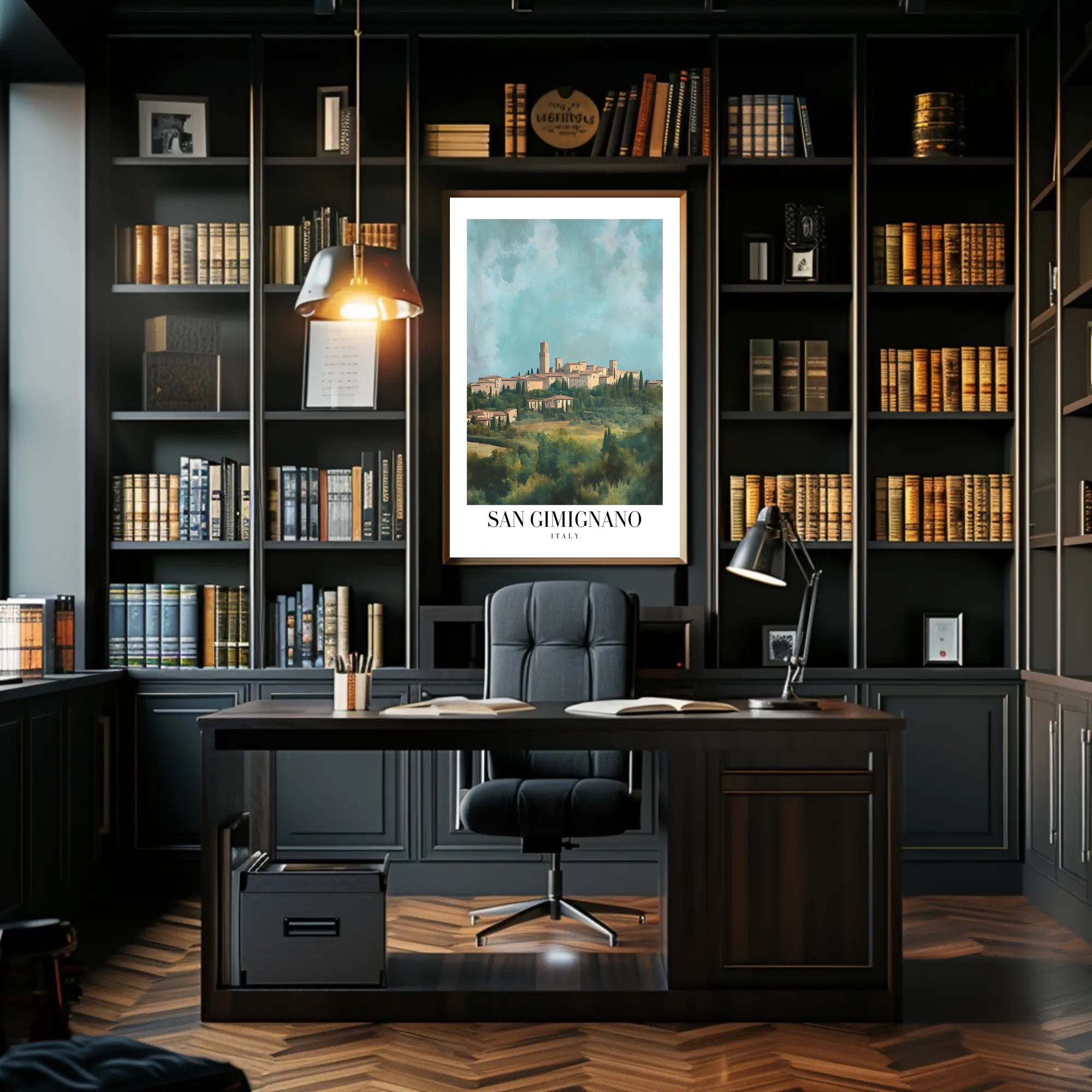 San Gimignano Classic Travel Poster PosterGoat
