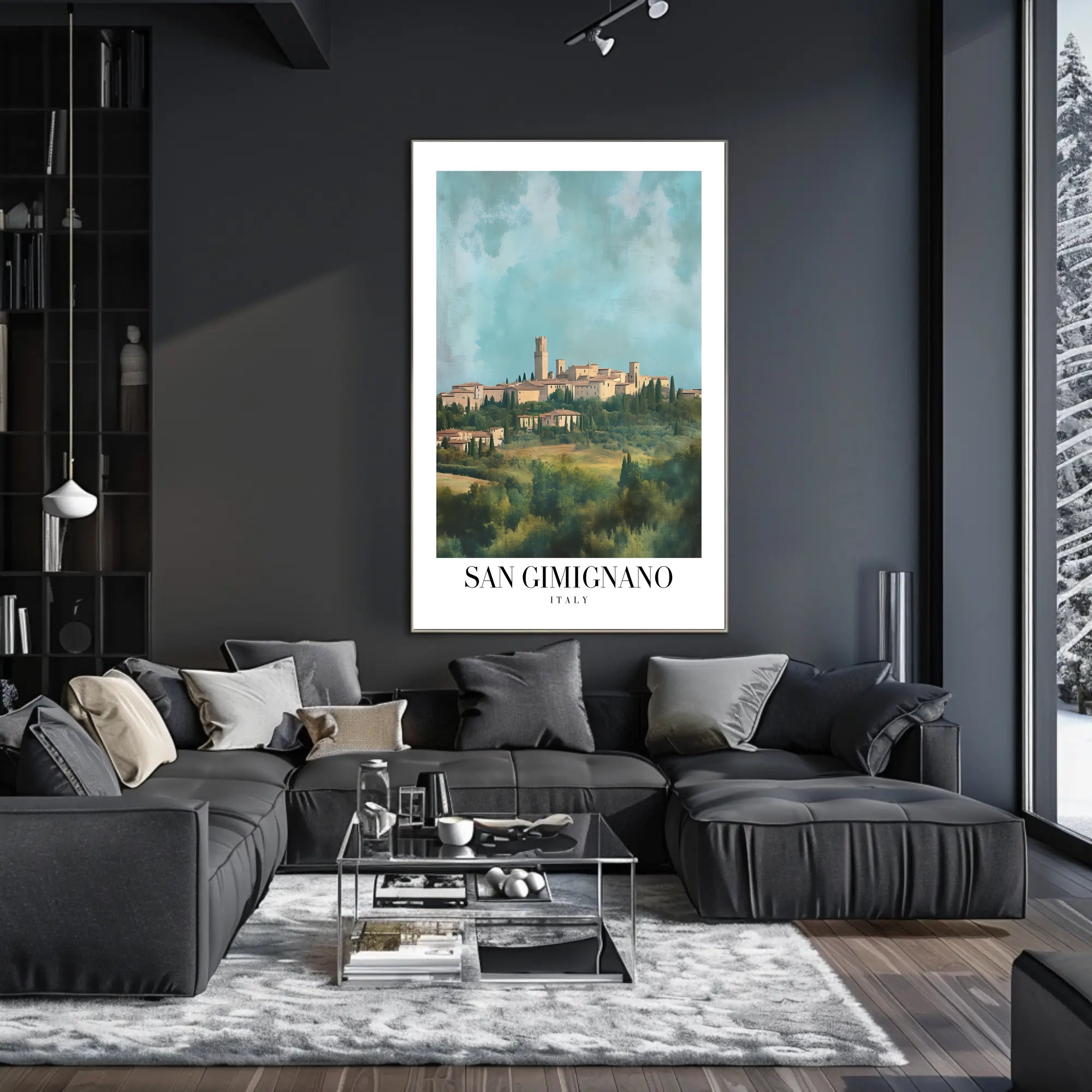 San Gimignano Classic Travel Poster PosterGoat