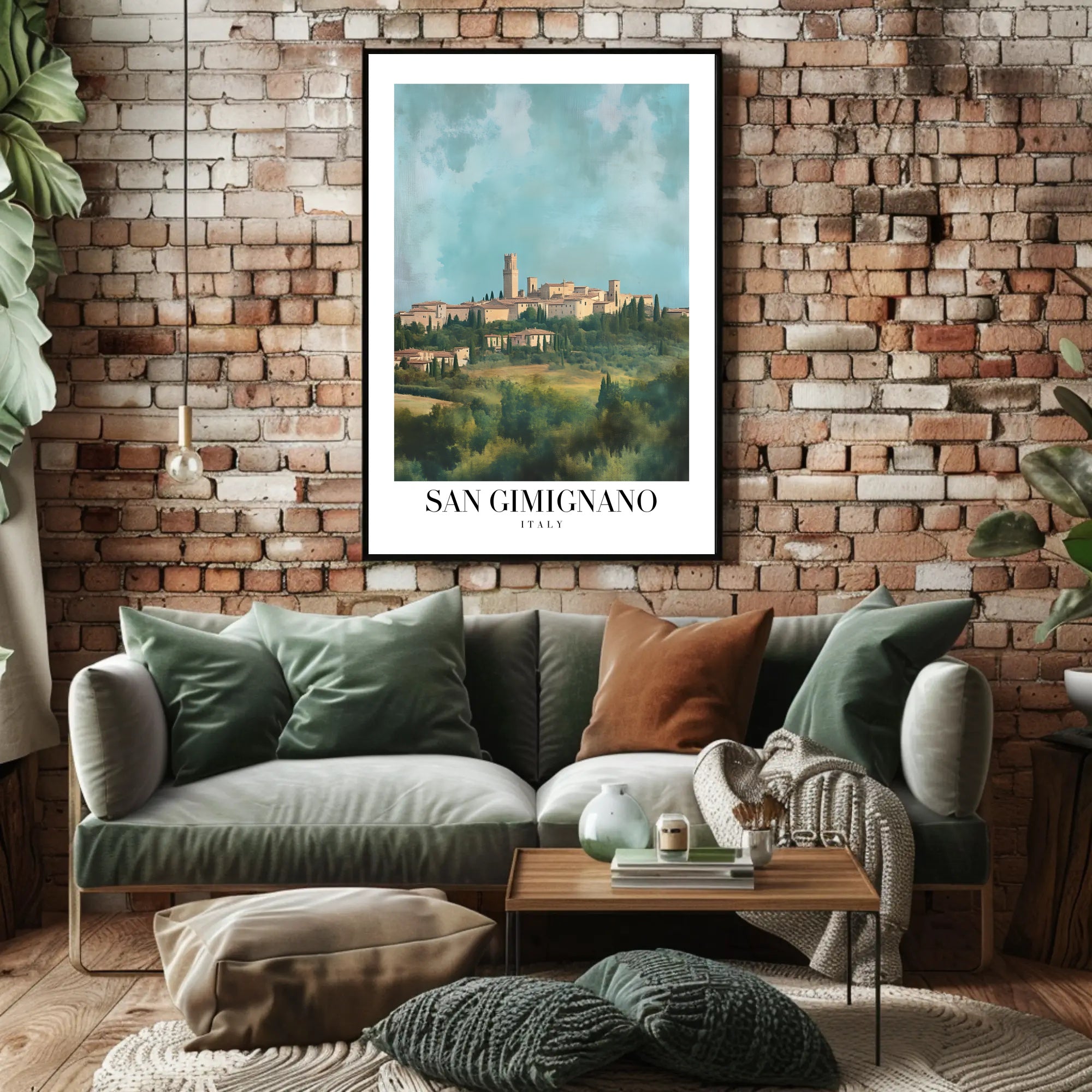 San Gimignano Classic Travel Poster PosterGoat
