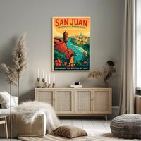San Juan Heartbeat of Puerto Rico Poster PosterGoat