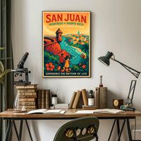 San Juan Heartbeat of Puerto Rico Poster PosterGoat