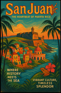 San Juan The Heartbeat of Puerto Rico Poster PosterGoat