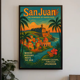 San Juan The Heartbeat of Puerto Rico Poster PosterGoat