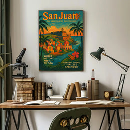 San Juan The Heartbeat of Puerto Rico Poster PosterGoat