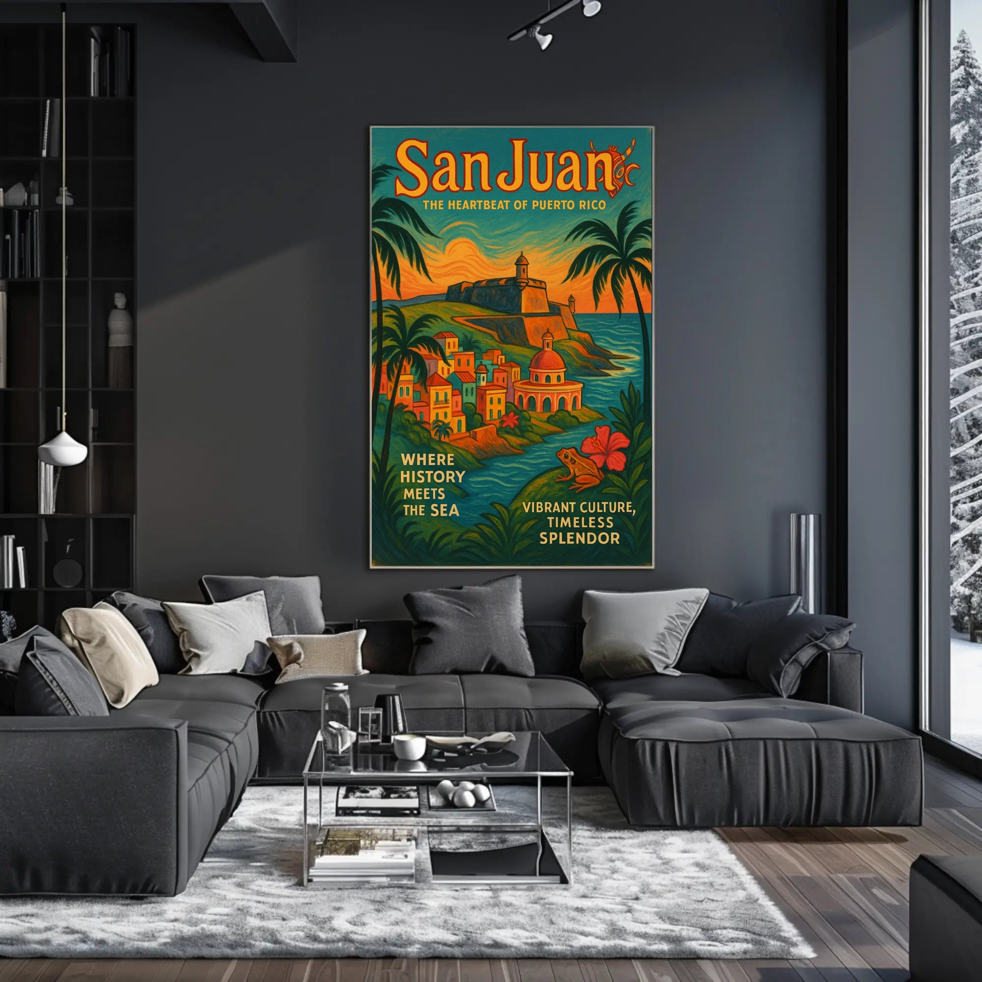 San Juan The Heartbeat of Puerto Rico Poster PosterGoat