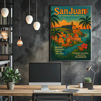 San Juan The Heartbeat of Puerto Rico Poster PosterGoat