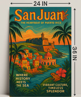 San Juan The Heartbeat of Puerto Rico Poster PosterGoat