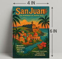 San Juan The Heartbeat of Puerto Rico Poster PosterGoat