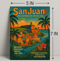 San Juan The Heartbeat of Puerto Rico Poster PosterGoat