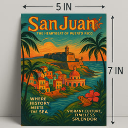 San Juan The Heartbeat of Puerto Rico Poster PosterGoat
