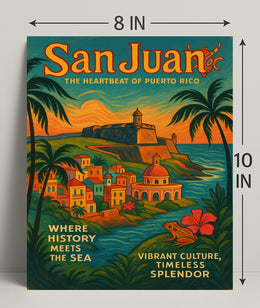 San Juan The Heartbeat of Puerto Rico Poster PosterGoat