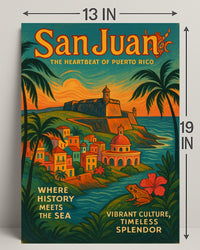 San Juan The Heartbeat of Puerto Rico Poster PosterGoat