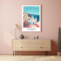 Santorini Greece Scenic Travel Poster PosterGoat