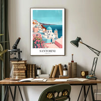 Santorini Greece Scenic Travel Poster PosterGoat