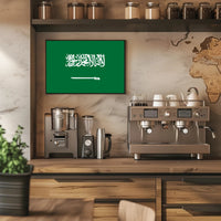 Saudi Arabian Flag Poster Symbolizing National Pride PosterGoat