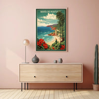 Scenic Bahía de Huatulco Travel Poster PosterGoat