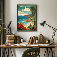 Scenic Bahía de Huatulco Travel Poster PosterGoat