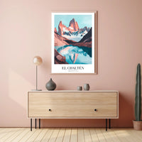 Scenic El Chaltén Adventure Travel Poster PosterGoat
